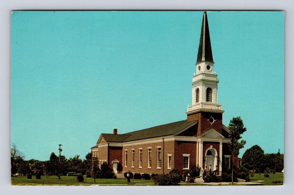 Jackson TN- Tennessee, Memorial Chapel, Lambuth College, Vintage Postcard