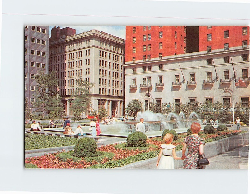 Postcard Mellon Square Pittsburgh Pennsylvania USA