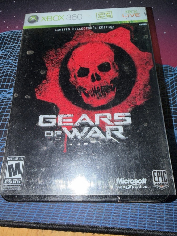Gears Of War 1-2 Limited Collector’s Edition Xbox 360  Game Incomplete