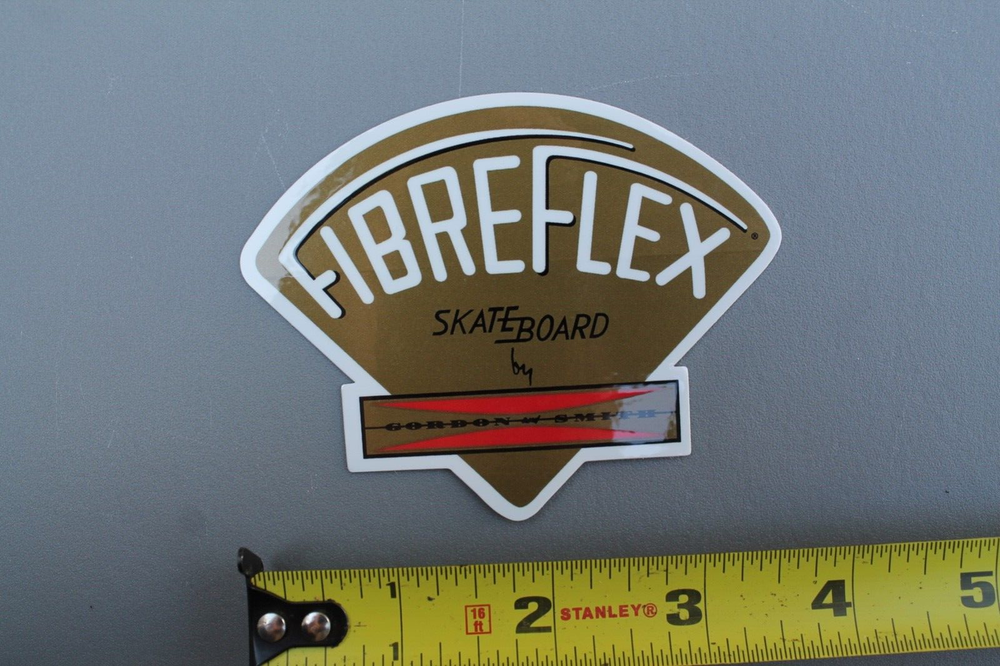 G&S Gordon Smith Fibreflex Gold Z71A Original Skateboard Sticker