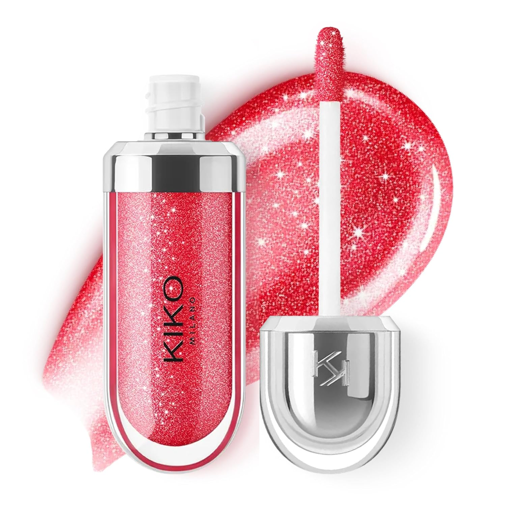 KIKO Milano 3D Hydra Lip Gloss – High Shine, Hydrating, Plumping, Non-Sticky, Mo