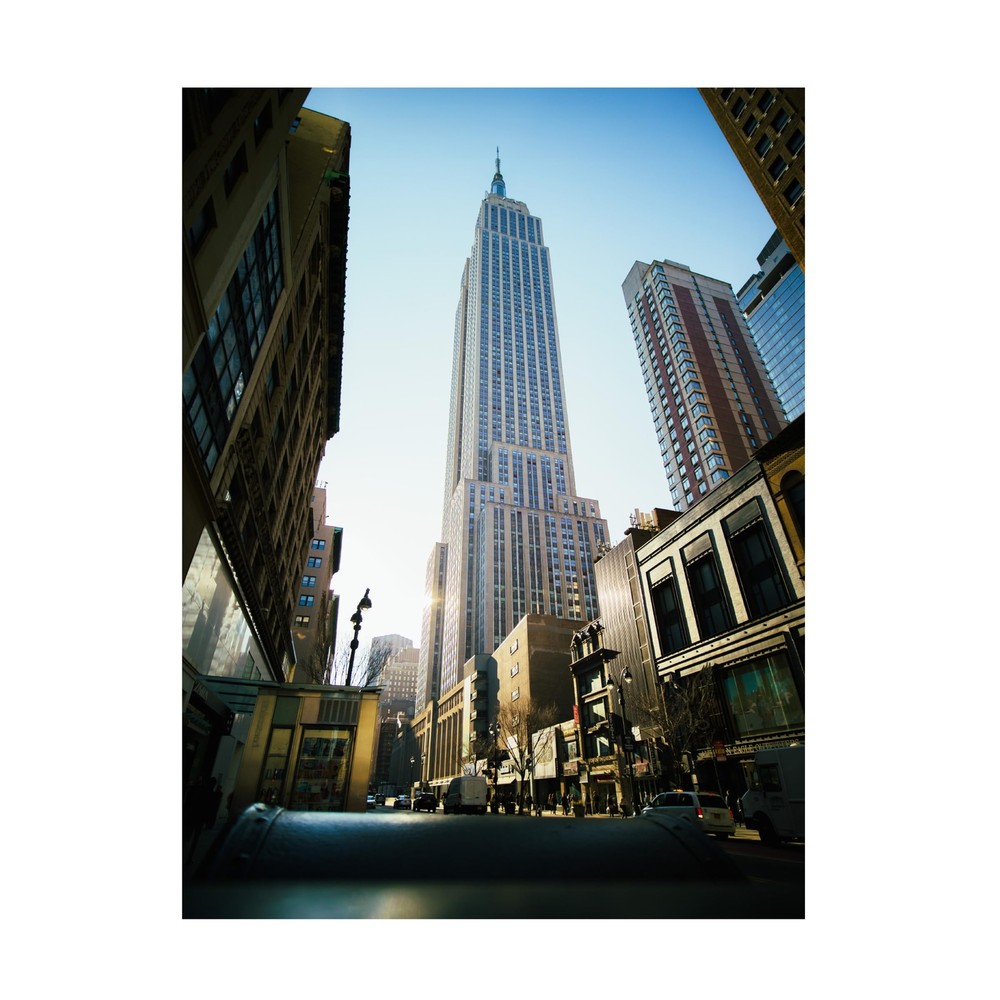 Serge Grop Empire State Building Canvas Wall Art for Living Room Decor