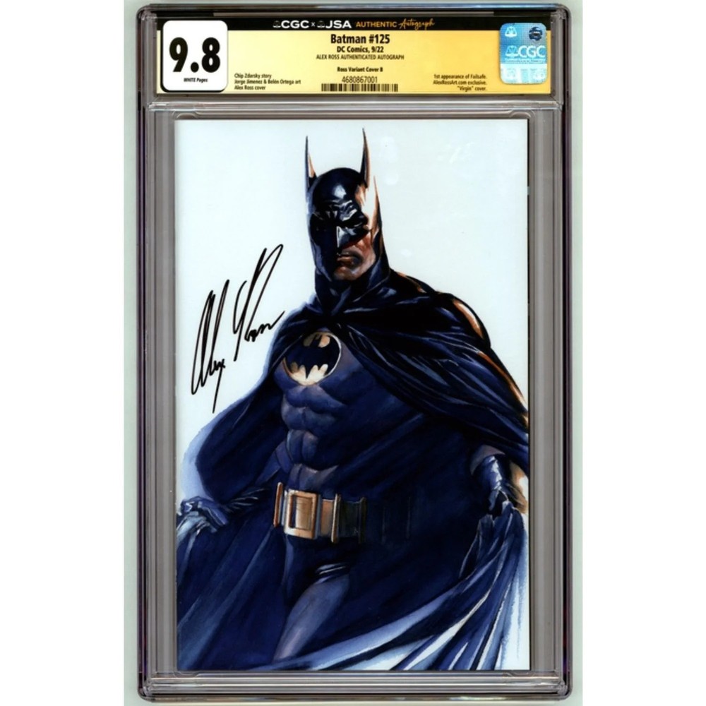 Batman: #125 [CGC 9.8 Alex Ross Signed JSA CVR B] 2022