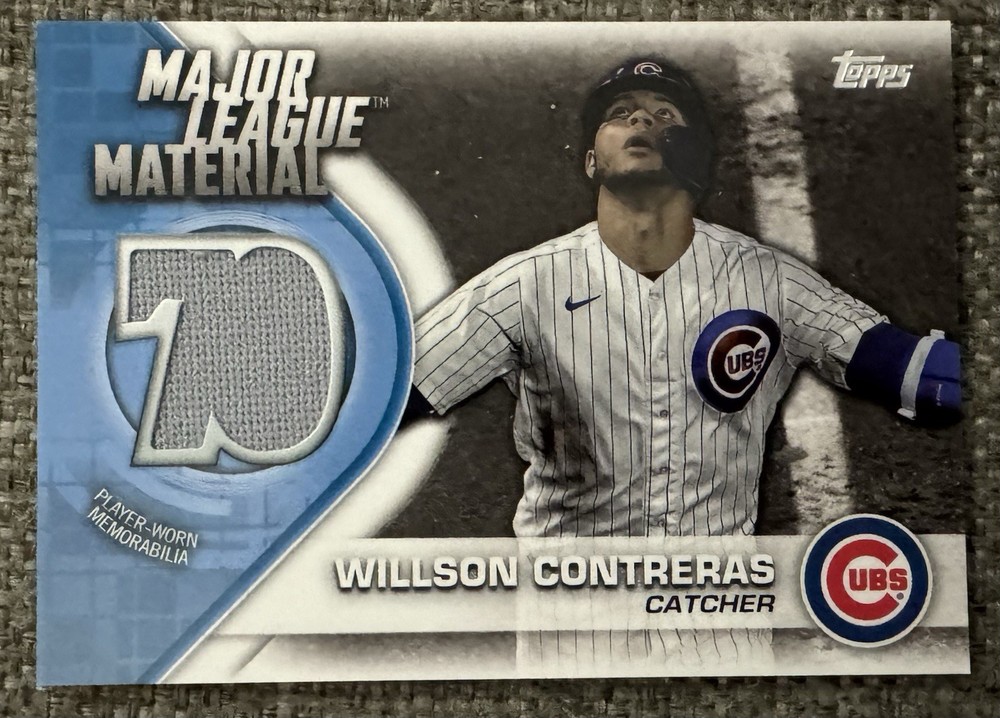 2021 Topps Willson Contreras Major League Materials Jersey Relic