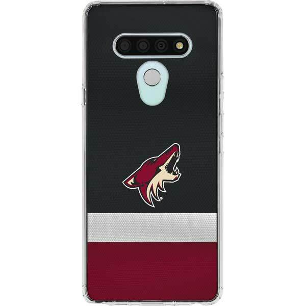 NHL Arizona Coyotes LG Stylo 6 Clear Case - Arizona Coyotes Jersey