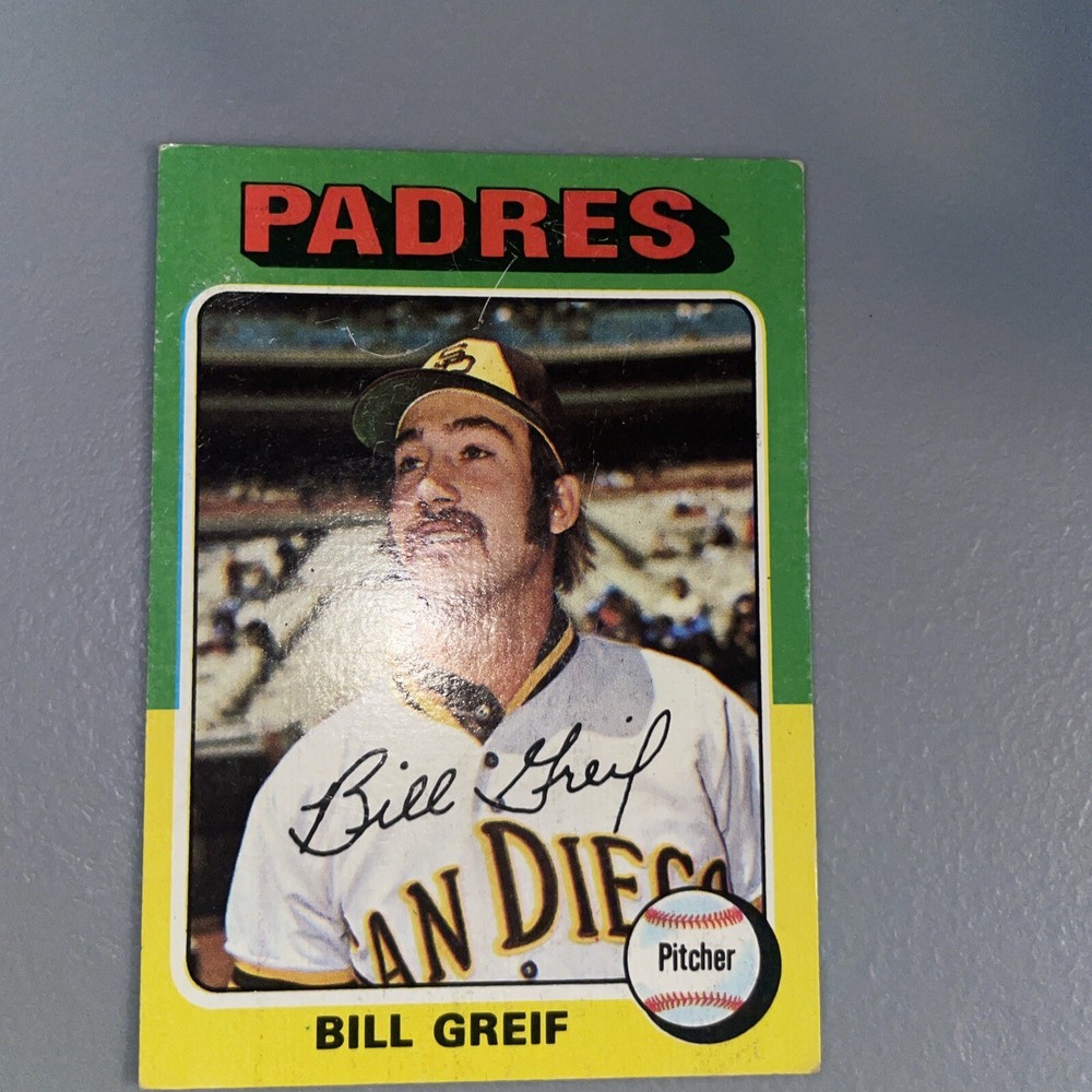 1975 Topps Mini #168 Bill Greif NM-MT+ Baseball Card Set-Break