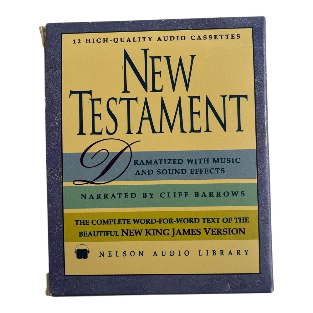 Nelson Audio Library New Testament 12 Cassette Set NKJV Dramatized