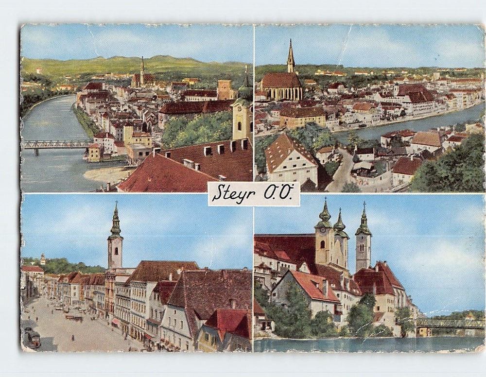 Postcard Views and Scenes in Steyr Austria