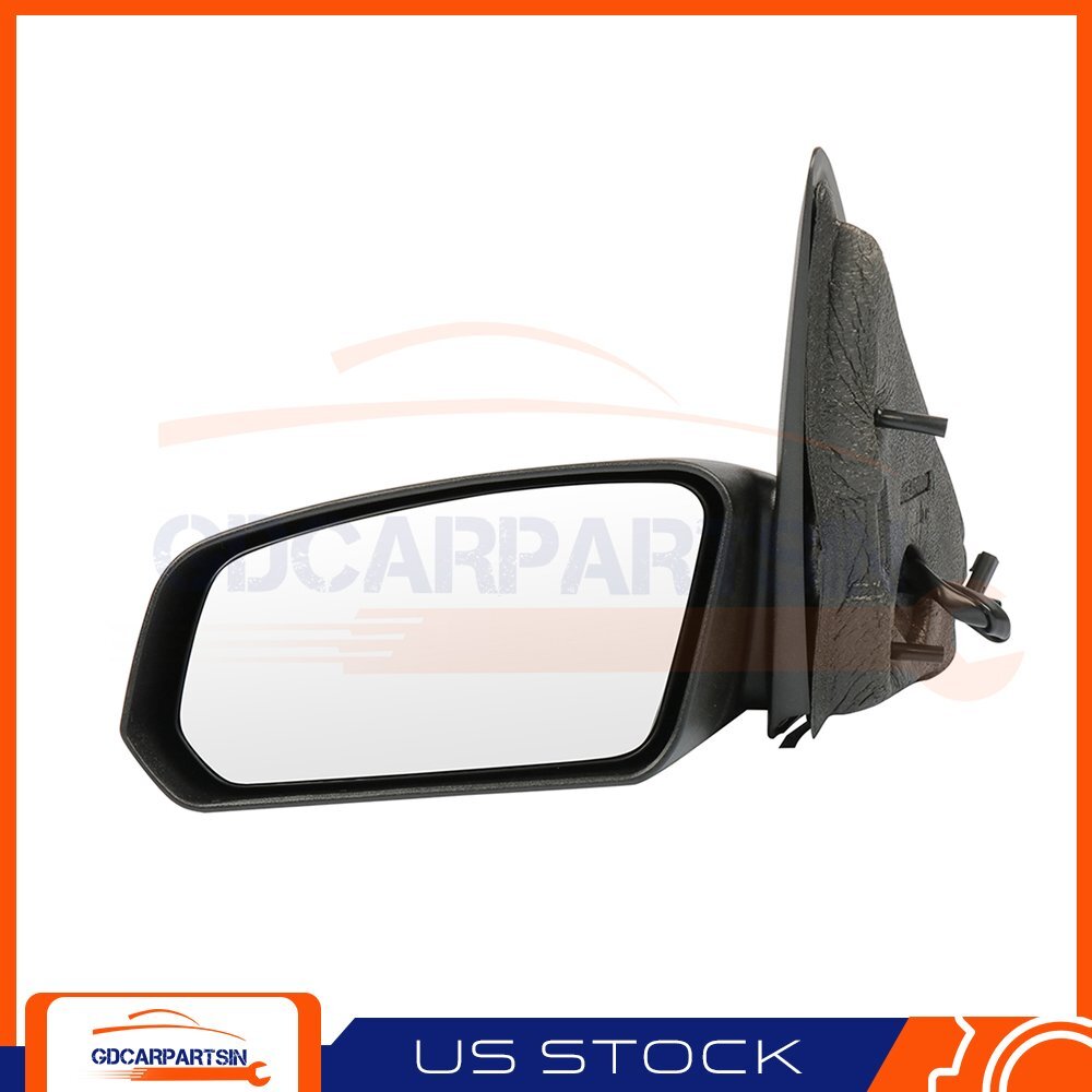 For 2003-2007 Saturn Ion Power Non-Fold Black Housing Left Side Mirror Textured