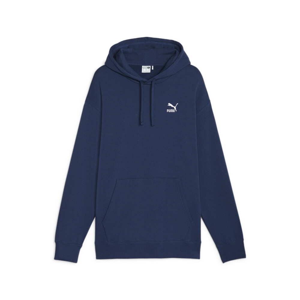 Puma Better Classics Relaxed Fit Mens Blue Hoodie 62132115 Casual Outerwear