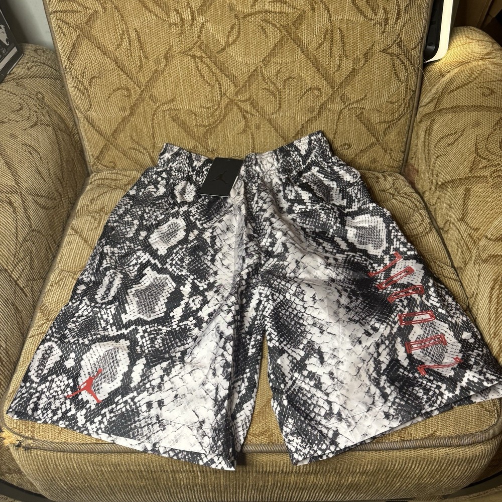 Nike Air Jordan Retro 11 Legacy Lightweight Snakeskin Shorts CI0312-072 Size S