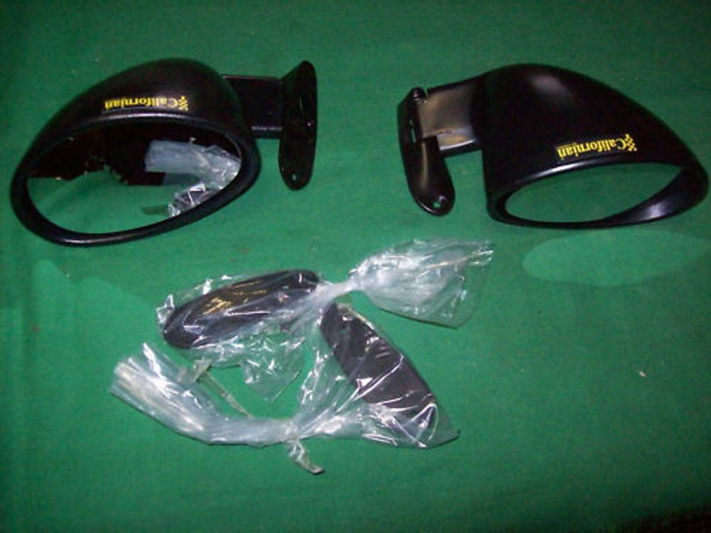 FIAT ALFA LANCIA 500 PAIR OF MIRRORS CALIFORNIA MADE IN ITALY