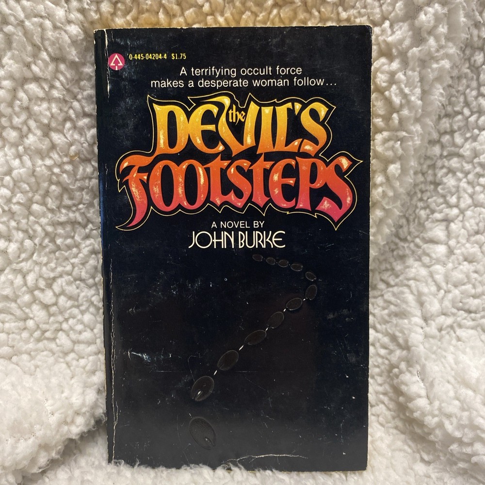 The Devil’s Footsteps , Occult , John Burke paperback Popular Library 1978