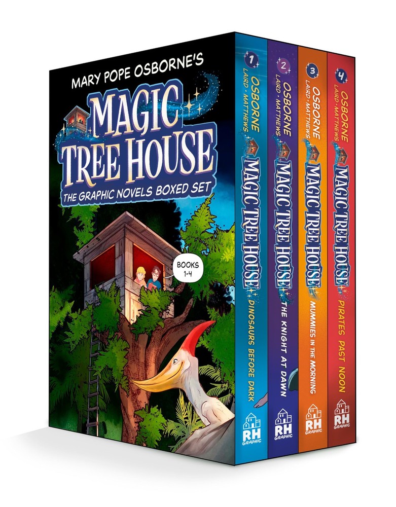 Magic Tree House Graphic Novel Starter Set: (A Boxed Multicolor
