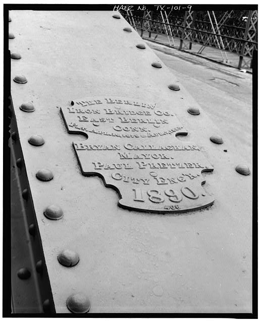9. GENERAL VIEW SOUTH PRESA STREET BRIDGE, EAST SIDE, LOOKING WEST. - Augusta