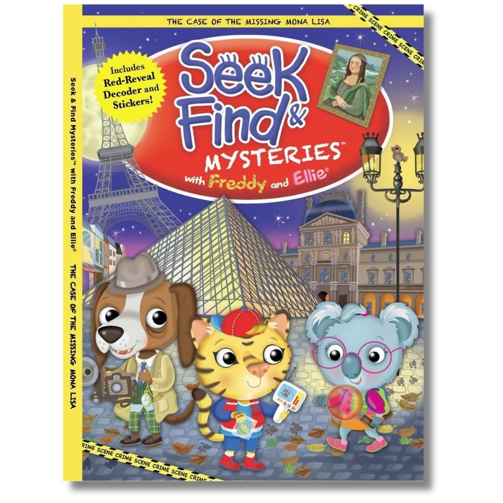 Seek & Find Mysteries w/ Freddy and Ellie, The Case of the Missing Mona Lisa