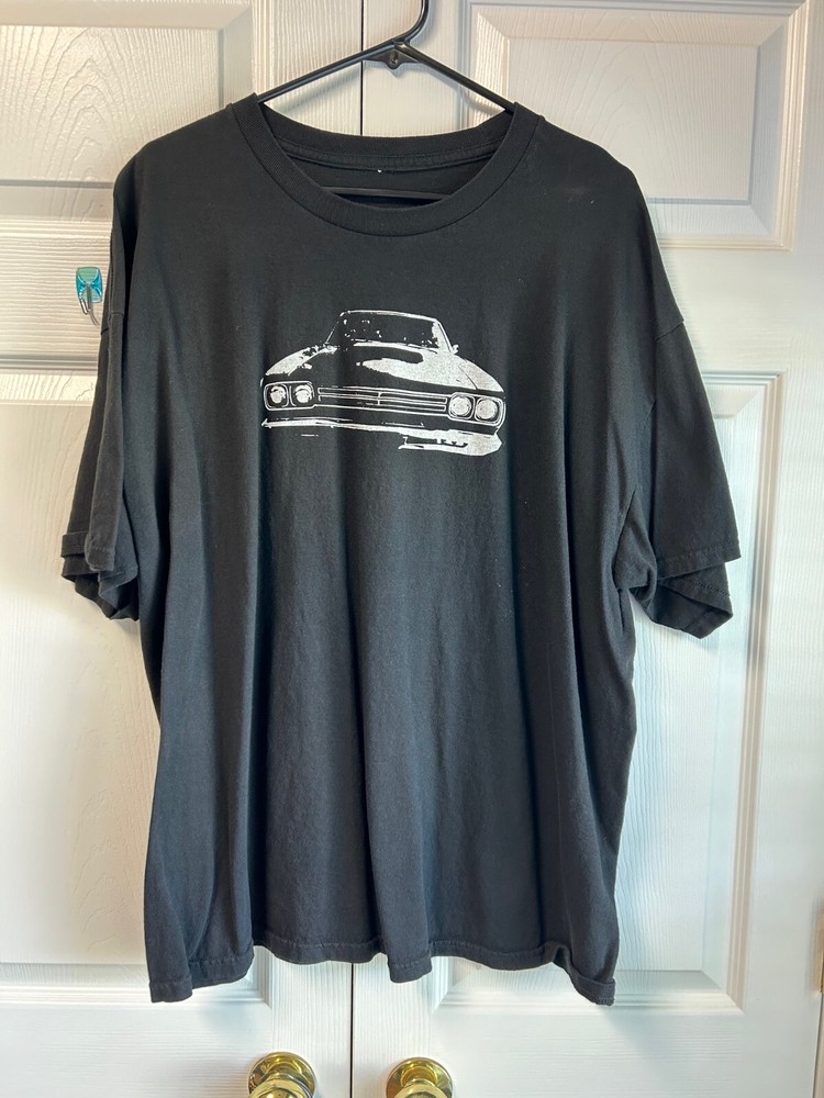1969 Roadrunner Mens T Shirt Xxl 2Xl Black Muscle Car Drag Racing Classic