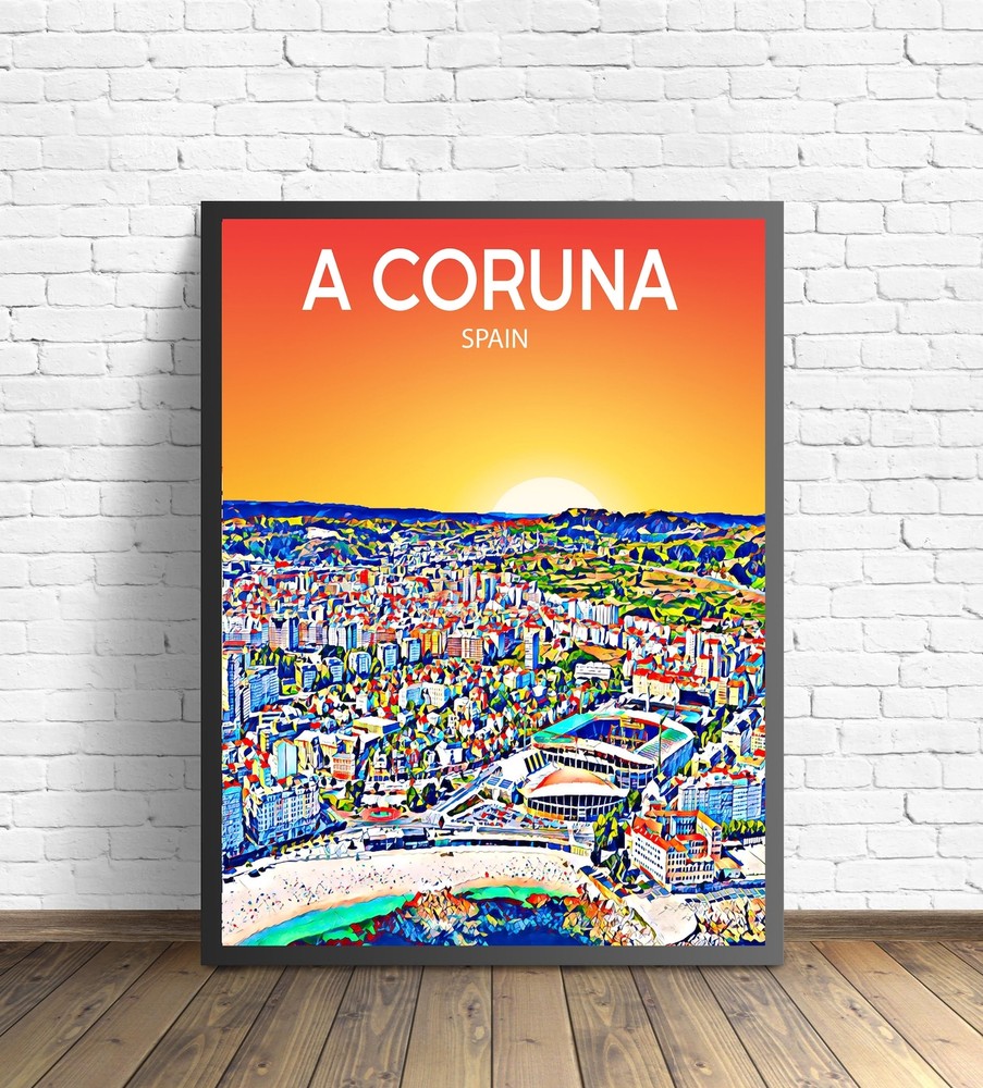 Aachen Germany Art Poster Sunset Night Modern Poster Print Aachen City Wall Art