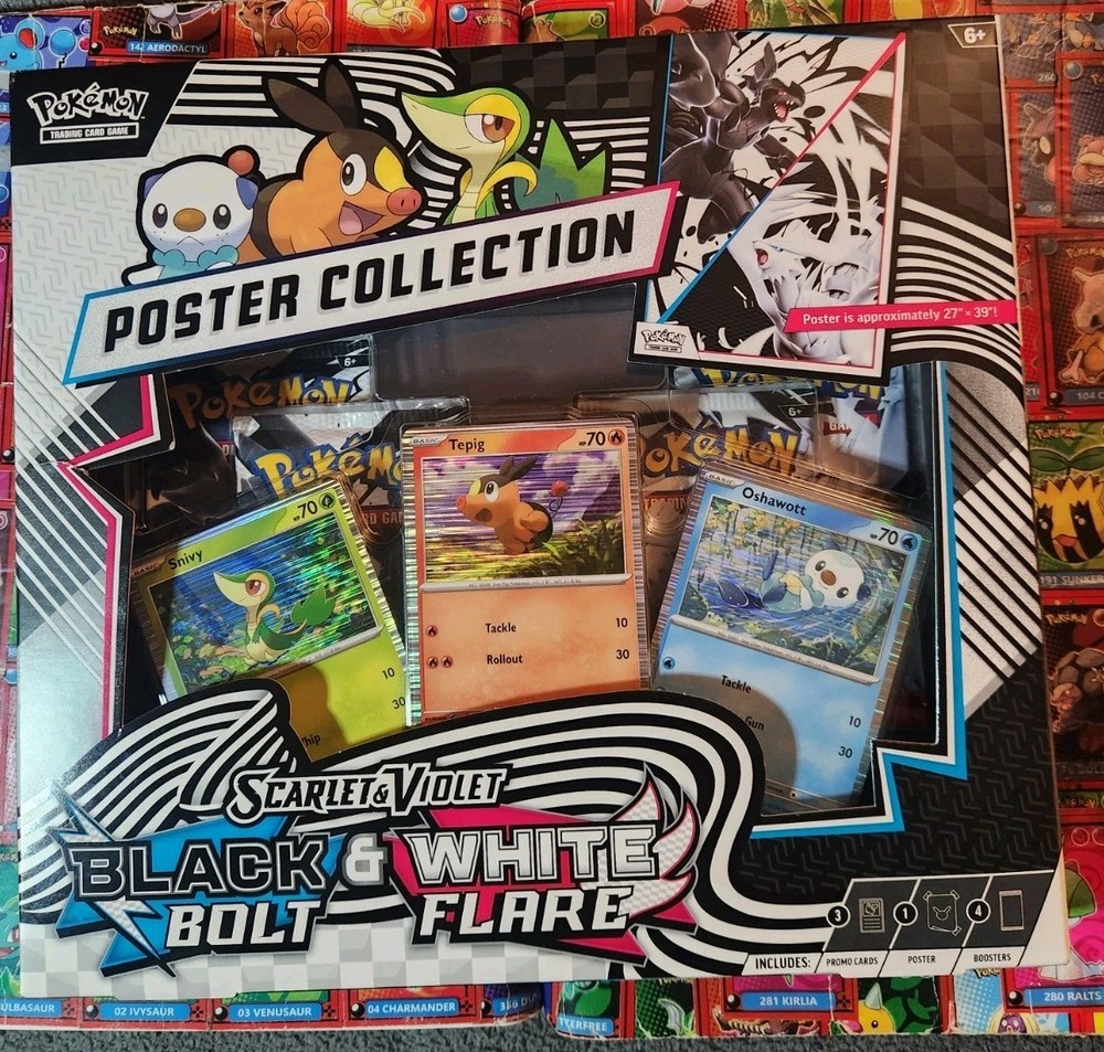 Pokemon Scarlet & Violet Unova Poster Collection Box #XFB