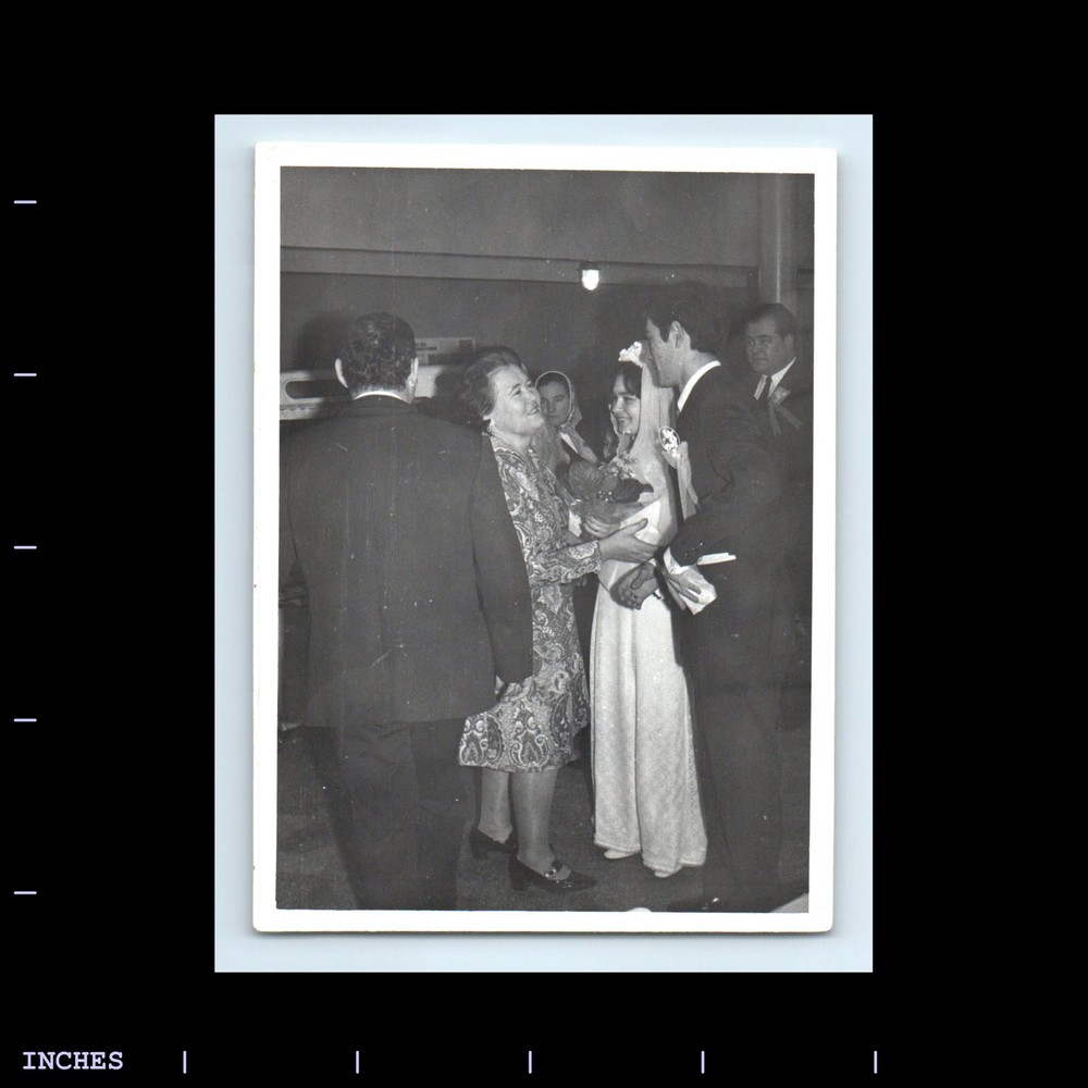 Old Vintage Photo MEN WOMEN BRIDE GROOM WEDDING DRESS