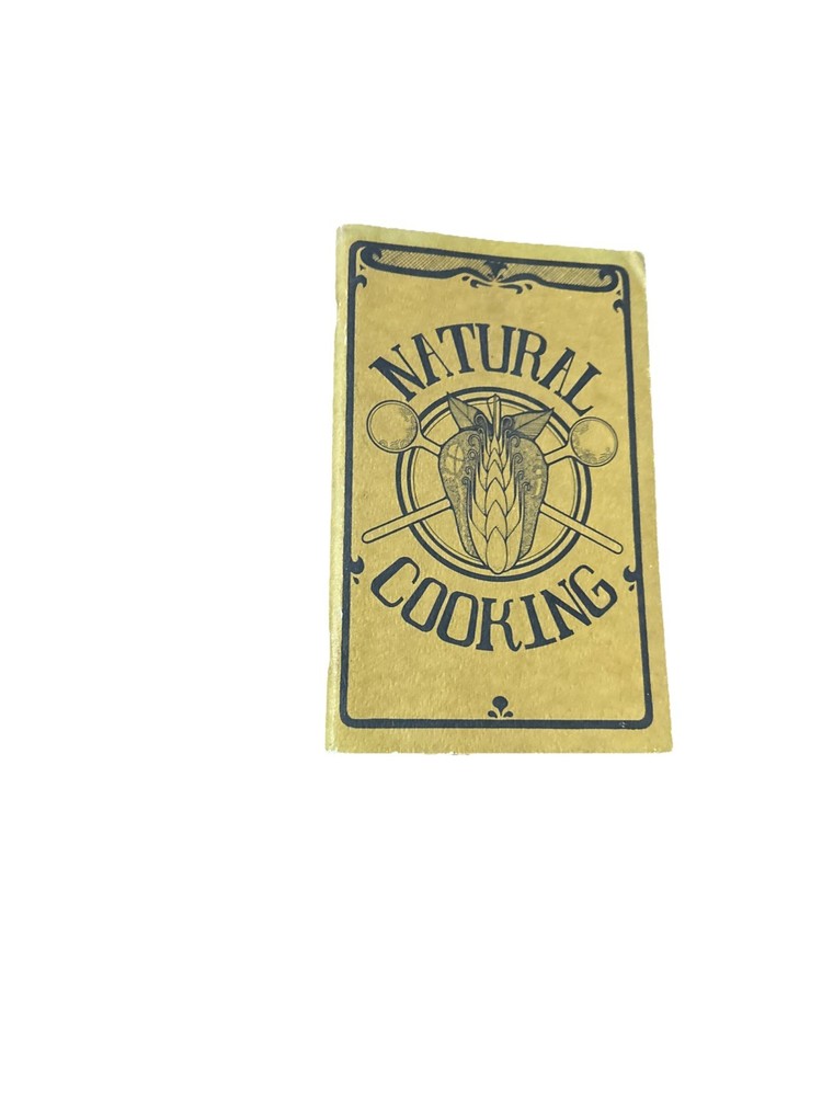 Natural Cooking by Barbara Farr 1971 Paperback Vintage Cookbook