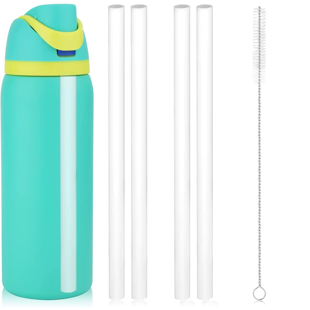4/6/12PCS Replacement Straws for Owala Water Bottle 24 Oz 32 Oz, Reusable Plasti