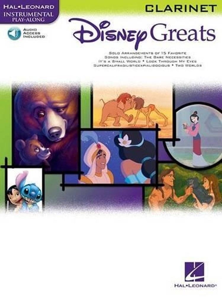 Disney Greats: Instrumental Play-Along - Clarinet by Hal Leonard Publishing Corp