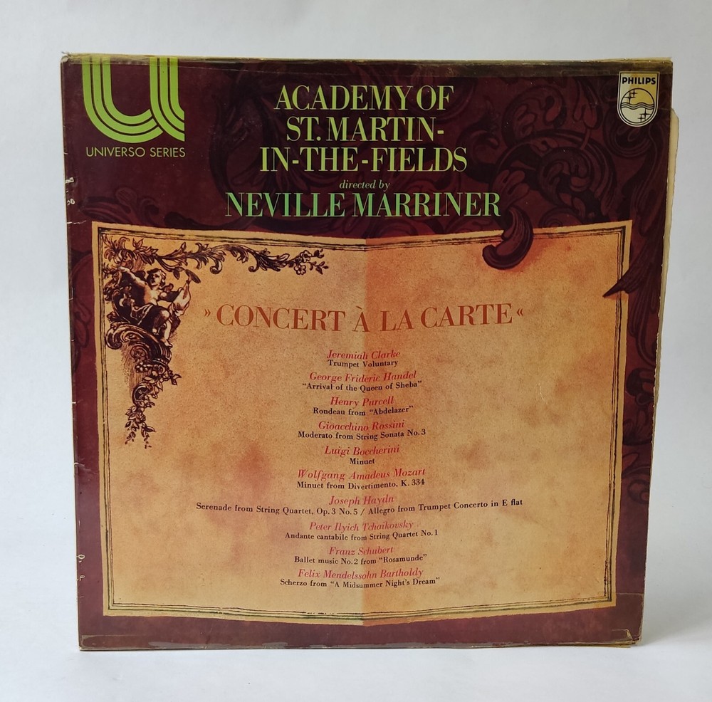 Academy of St. Martin in the Fields - Concert à La Carte - Music Vinyl Record-image