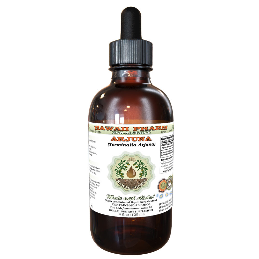 Arjuna (Terminalia Arjuna) Organic Dried Bark Liquid Extract