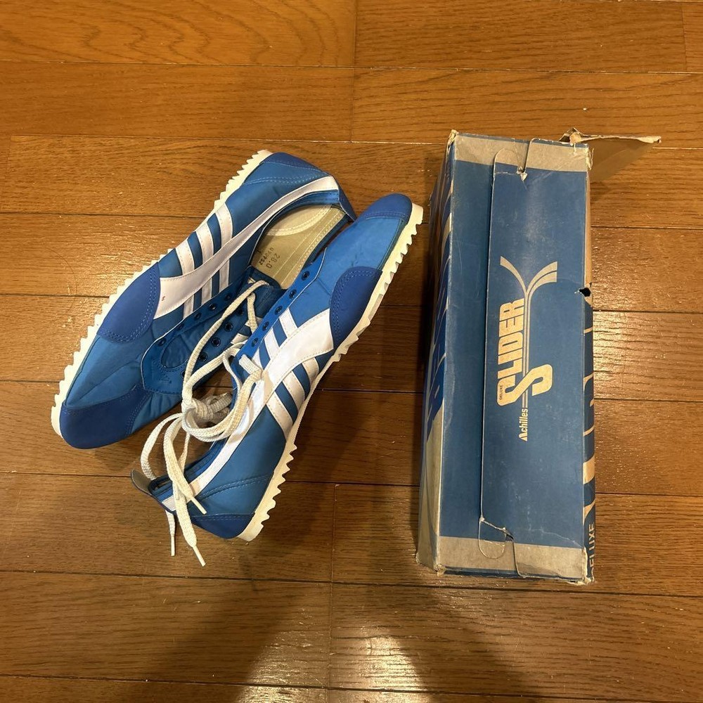 Achilles Vintage Deluxe Slider 31 Nylon Sneakers Size 28cm EE Mens Athletic Shoes-image