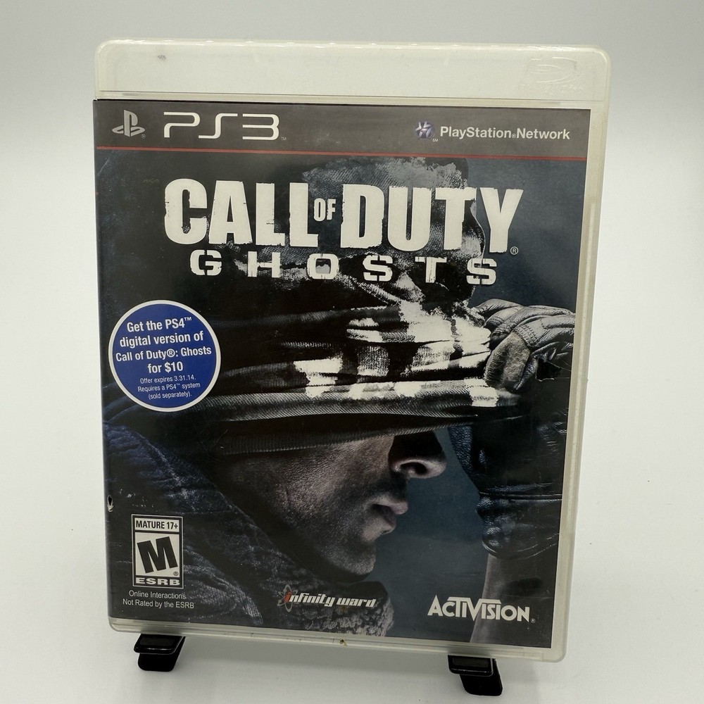 Call of Duty: Ghosts (Sony PlayStation 3, 2013) PS3 CIB Complete Tested Working