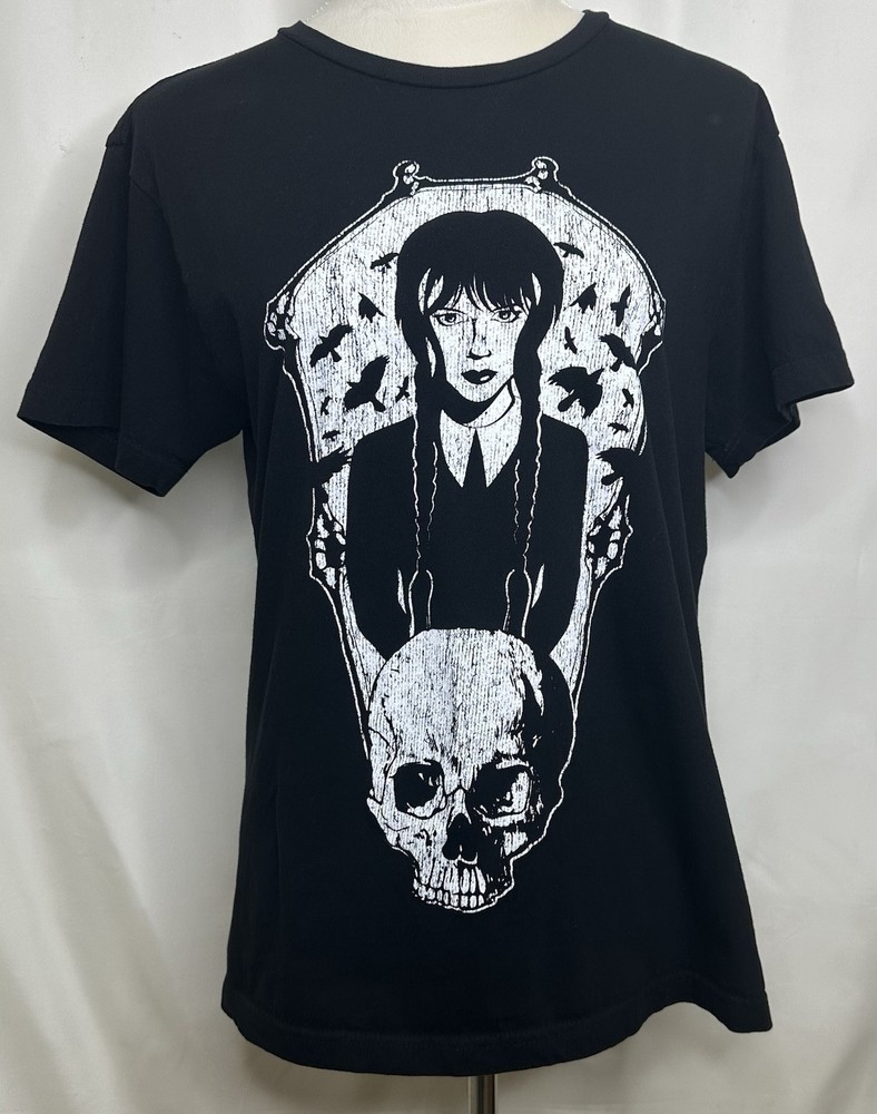 Wednesday Addams Black T-shirt Size Medium