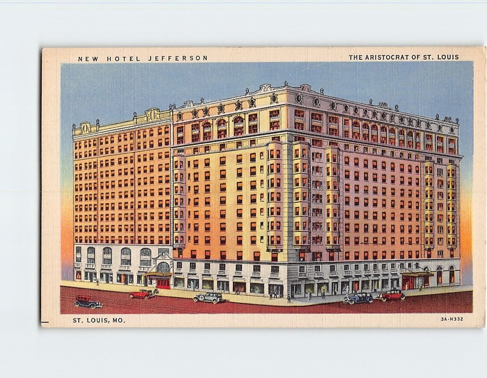 Postcard New Hotel Jefferson St. Louis Missouri USA