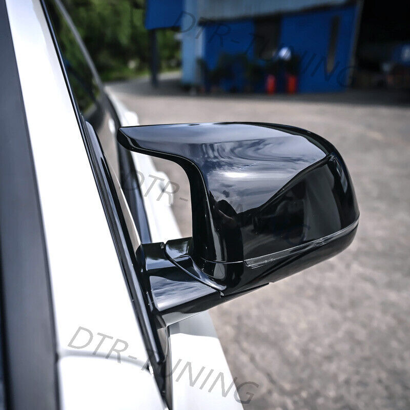 Gloss Black M Mirror Cover Caps For 2019-2025 BMW X5M F95 F96 X6M & G05/G06 M60i