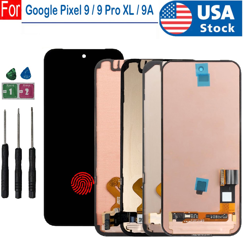 OLED For Google Pixel 9 / 9 Pro XL / 9A LCD Display Touch Screen Digitizer±Frame