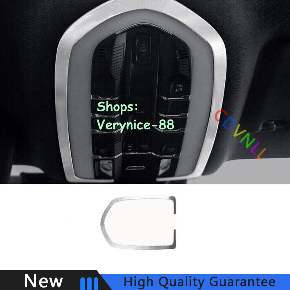2015-2021 Porsche Macan Silver Titanium Front Reading Light Cover Trim