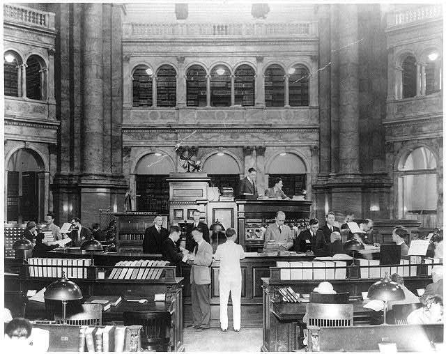 Photo:Main Reading Room. Library of Congress. Washington, D.C.