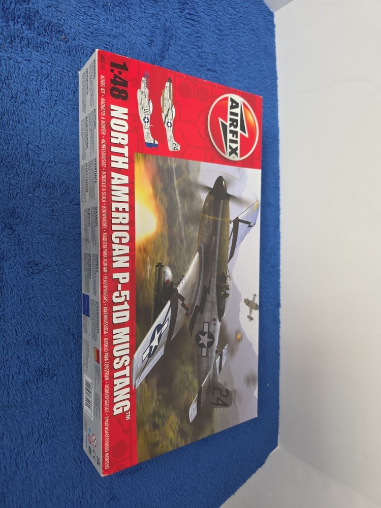 Airfix North American P51-D Mustang A05131 1/48 Model Kit - NIB