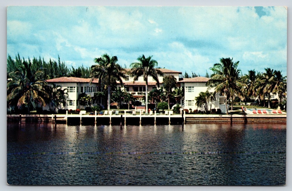 Postcard Casa Glamaretta Apartments Fort Lauderdale Florida U8
