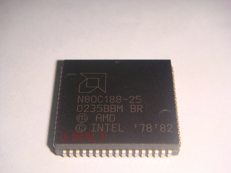 1pcs N80C188-25 PLCC new