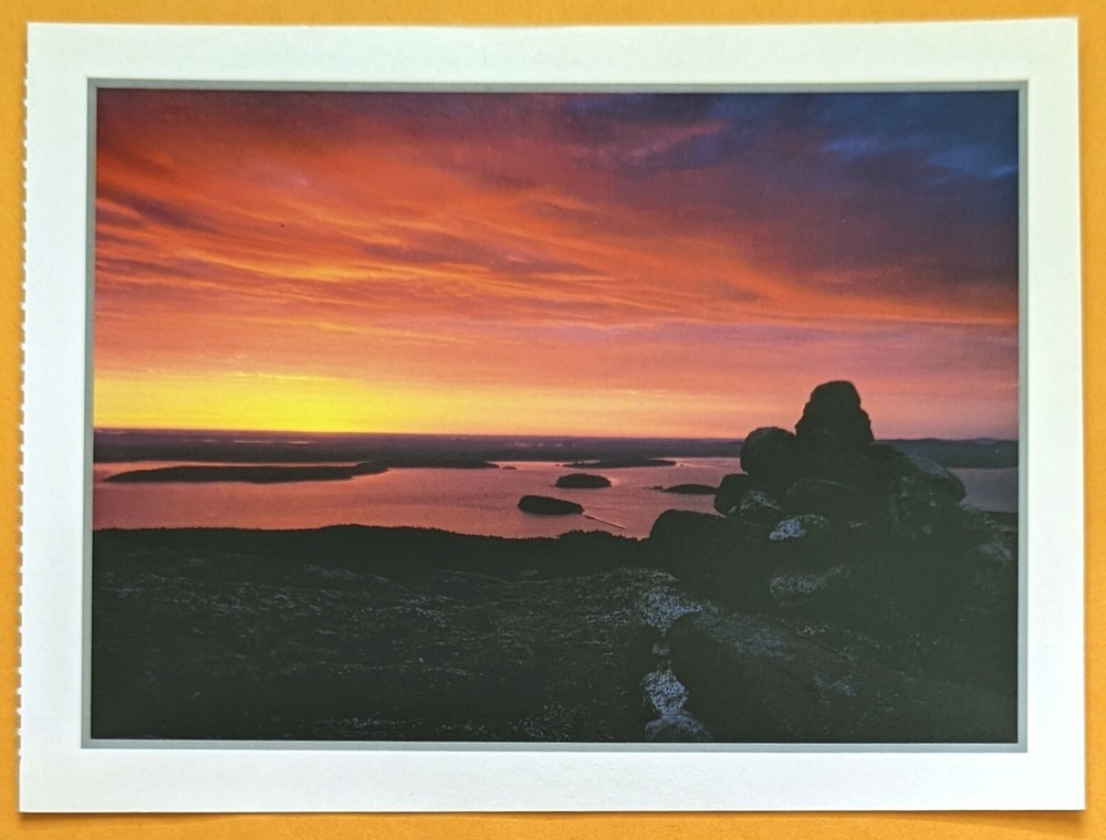 Acadia National Park Maine Scenic Postcard - ME Landscape Views-image