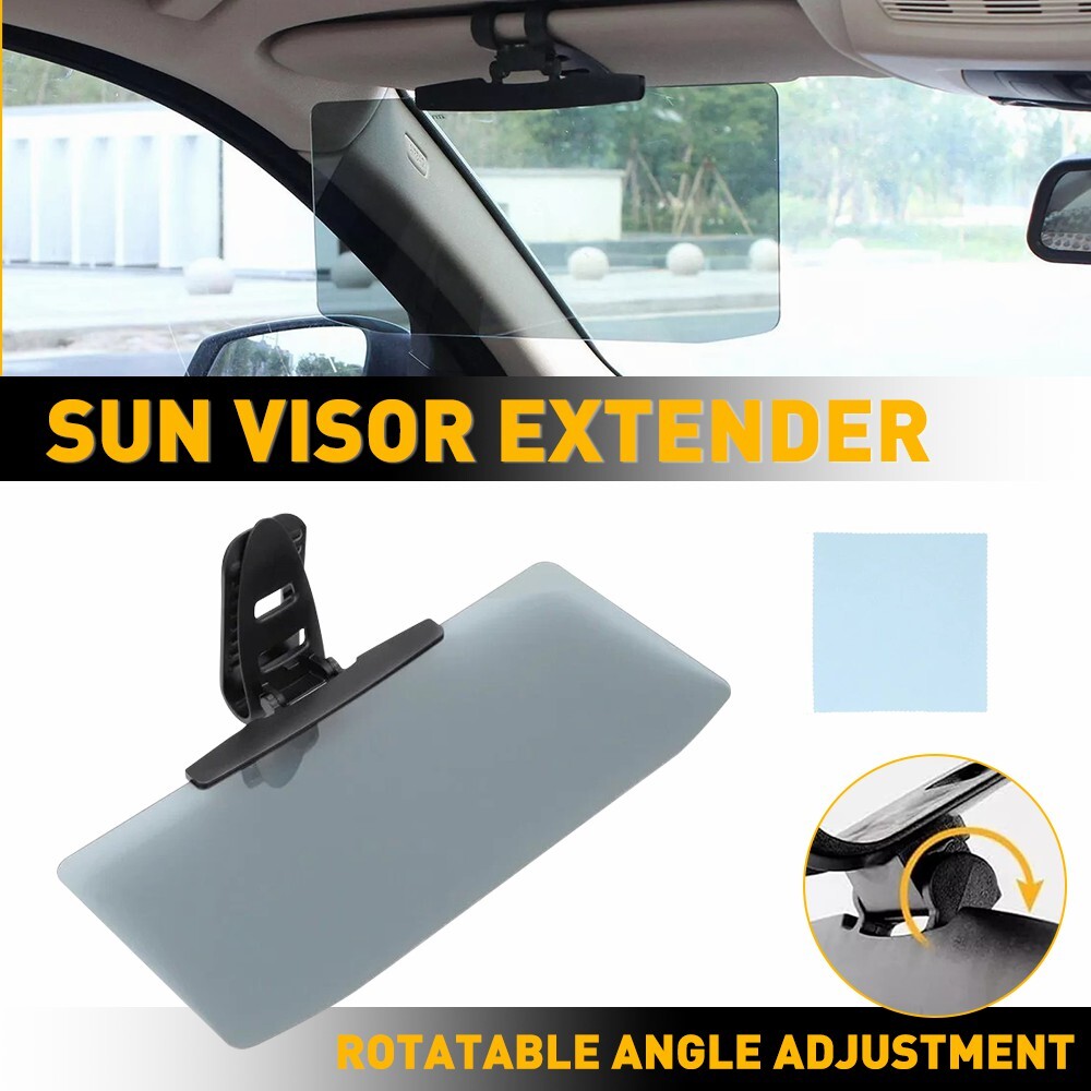 Universal Car Visor Sun Extender for Anti-Glare Front Windshield Shade