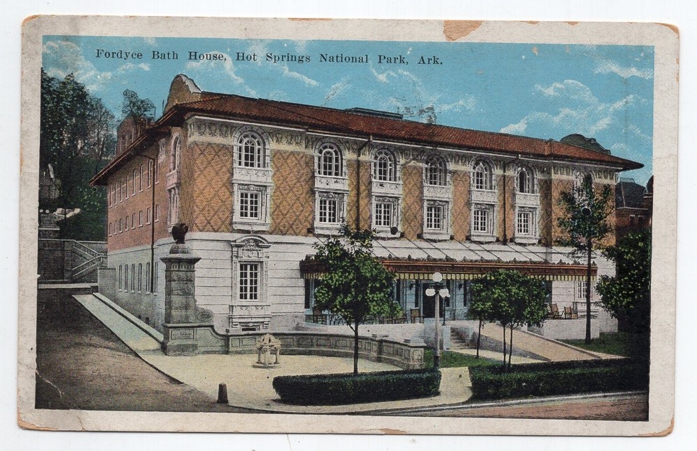 1920s? WB - CLOSEOUT - Fordyce Bath House - Hot Springs Nat'l Park, Arkansas