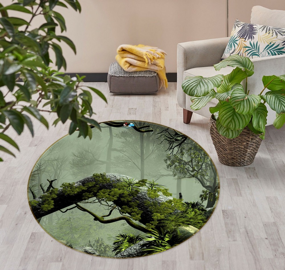 3D Branch Tree Trunk NAO10191 Game Rug Mat Elegant Photo Carpet Mat Fay