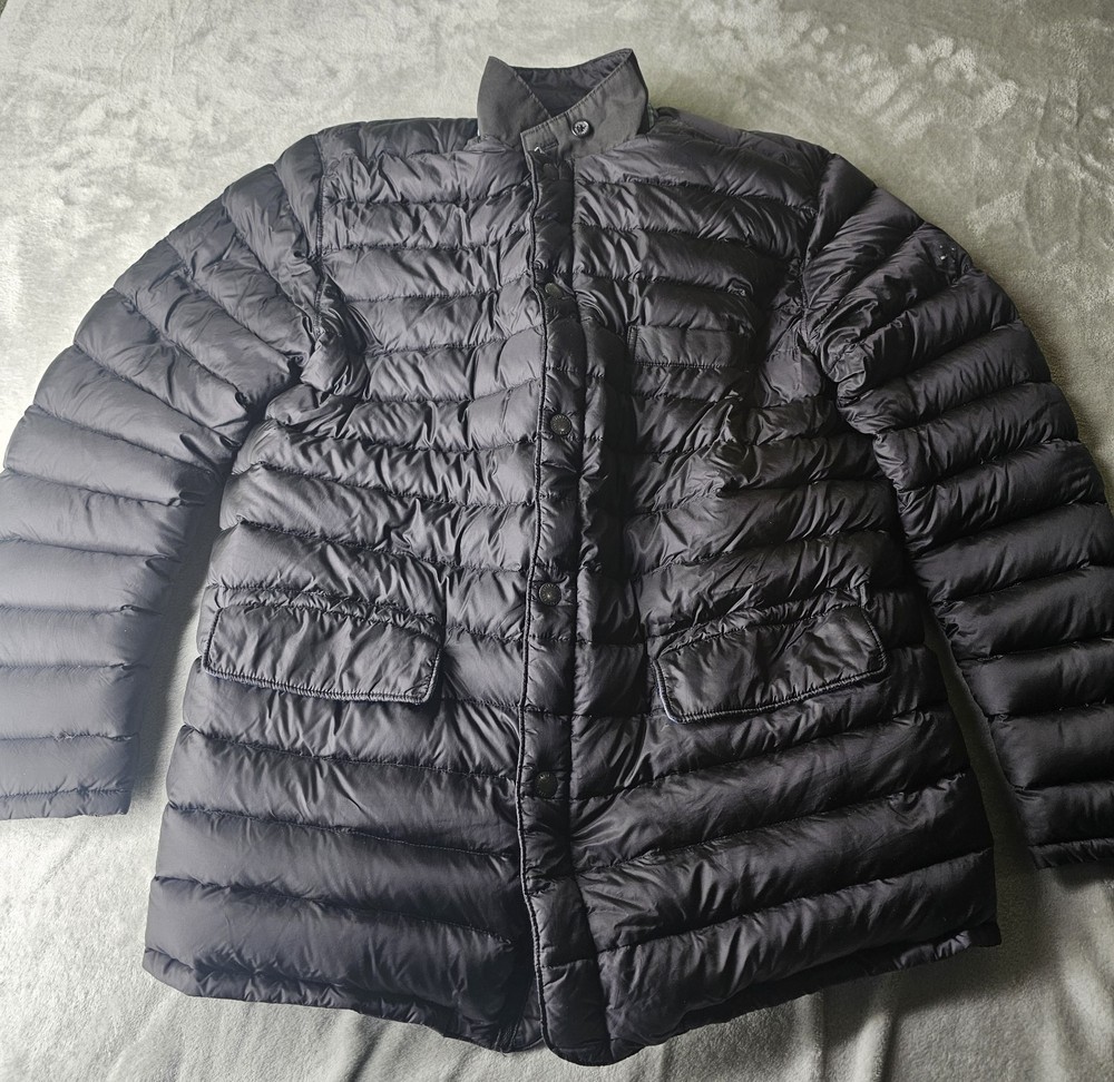 Ben Sherman Jacket Mens L Black Quilted Puffer Insulated Full Zip Lightweight