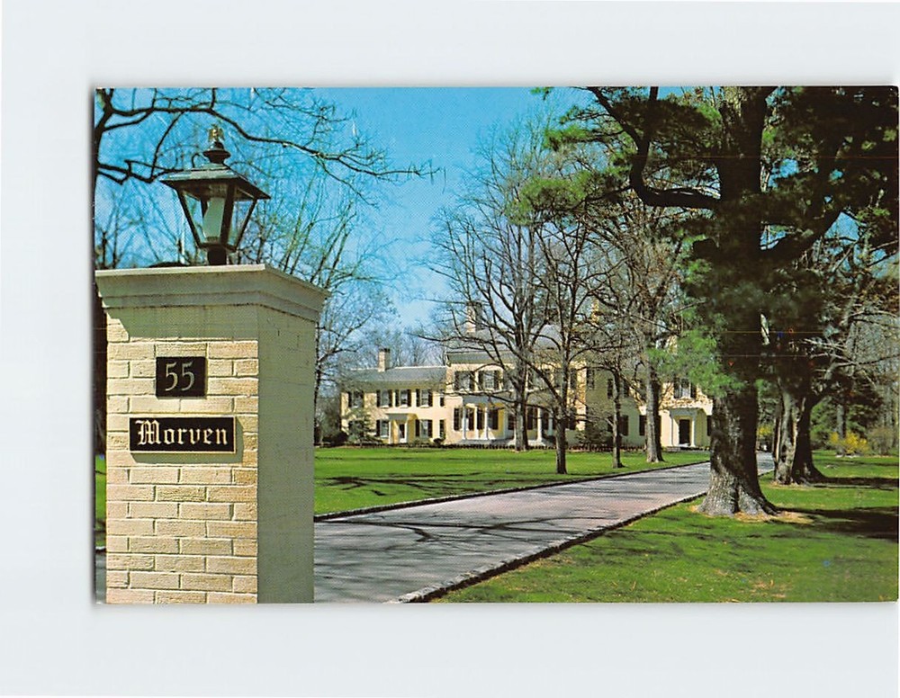 Postcard Morven Princeton New Jersey USA