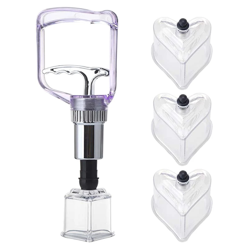 Star/Heart Vacuum Cupping Set - Body Massage Cups for Relaxation+