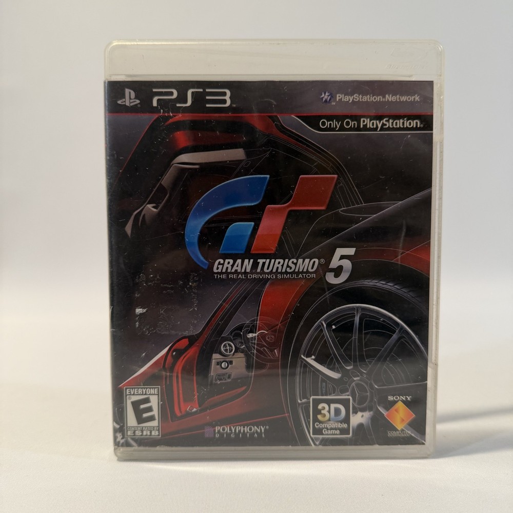 Gran Turismo 5 PS3 Sony PlayStation 3 Racing Simulation Video Game No Manual