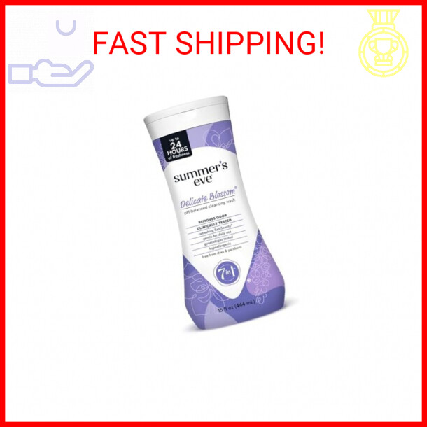 Summer's Eve Delicate Blossom Daily Refreshing All Over Feminine Body Wash, Remo