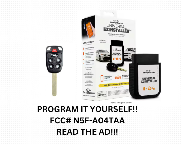 Diy Bundle For 2011-2013 Odyssey N5F-A04Taa Includes Tool And Remote Key